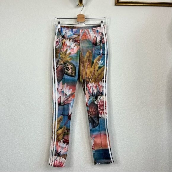 Adidas X The Farm Curso Dagua Firebird Lotus Water Track Pant - Picture 3 of 16